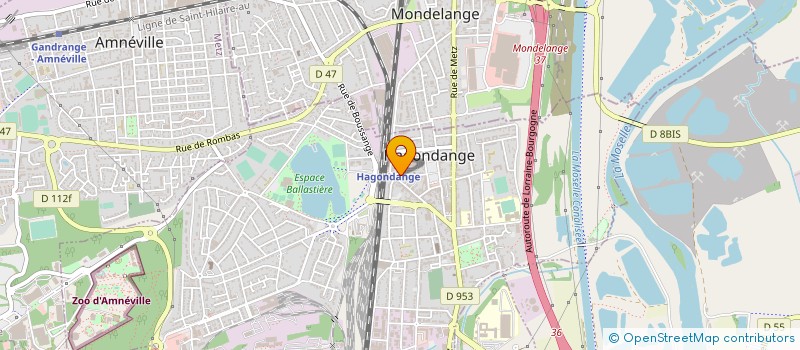 localisation de l'entreprise CLOS DE LA VALERIANE à HAGONDANGE