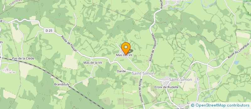 localisation de l'entreprise CLOS DE LA VIGNE à SAINT-SIMON
