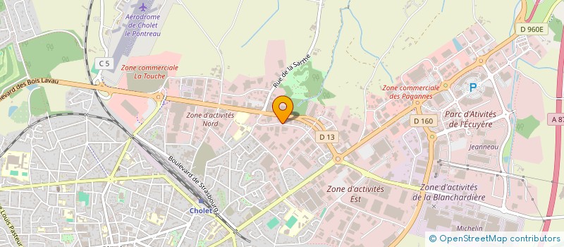 localisation de l'entreprise CLOS DE LANGEAIS à CHOLET