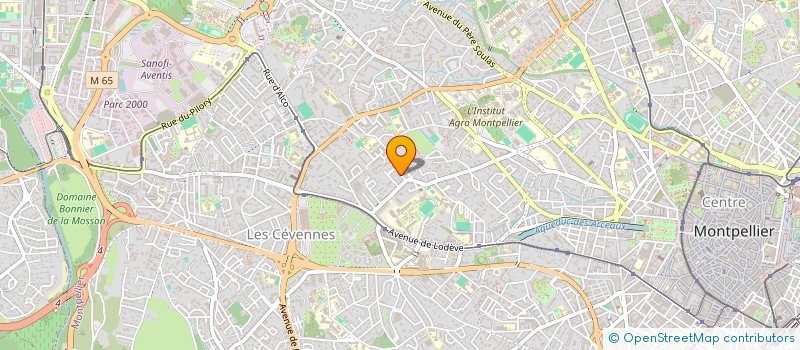 localisation de l'entreprise CLOS DE LAS SORBES à MONTPELLIER