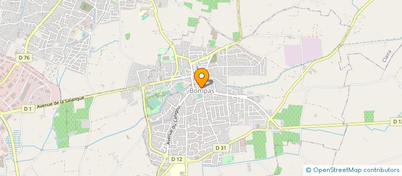 localisation de l'entreprise CLOS DE SALANQUE  BOMPAS