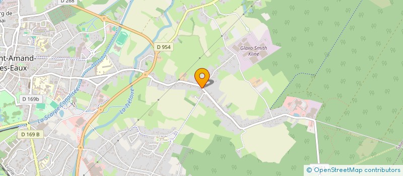 localisation de l'entreprise CLOS DE VILLE  SAINT-AMAND-LES-EAUX