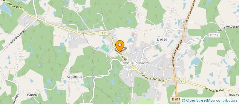 localisation de l'entreprise CLOS DES CAESARINES  NONTRON