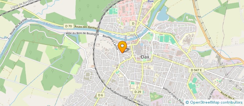 localisation de l'entreprise CLOS DES CAPUCINS  DAX