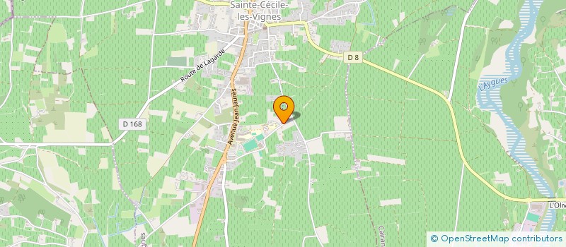 localisation de l'entreprise CLOS DES CINQ  SAINTE-CECILE-LES-VIGNES