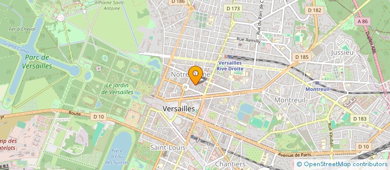 localisation de l'entreprise CLOS DES HUARDS à VERSAILLES