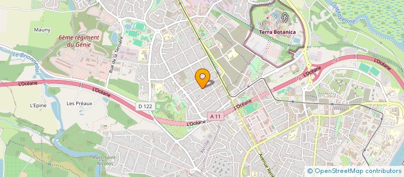 localisation de l'entreprise CLOS DES MAGNOLIAS à AVRILLE