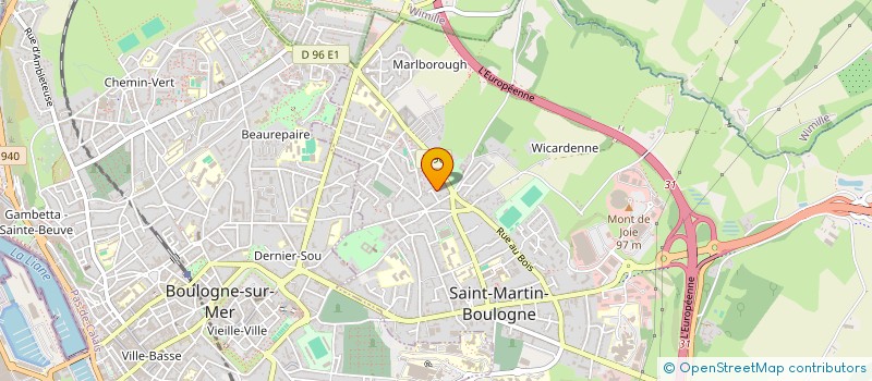 localisation de l'entreprise CLOS DES MARRONNIERS  SAINT-MARTIN-BOULOGNE