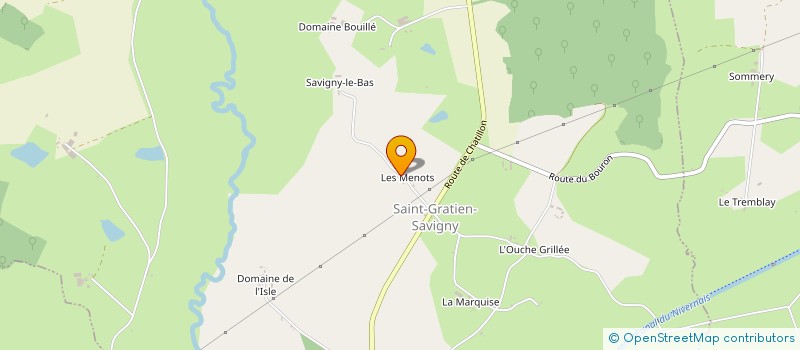 localisation de l'entreprise CLOS DES MENOTS  SAINT-GRATIEN-SAVIGNY