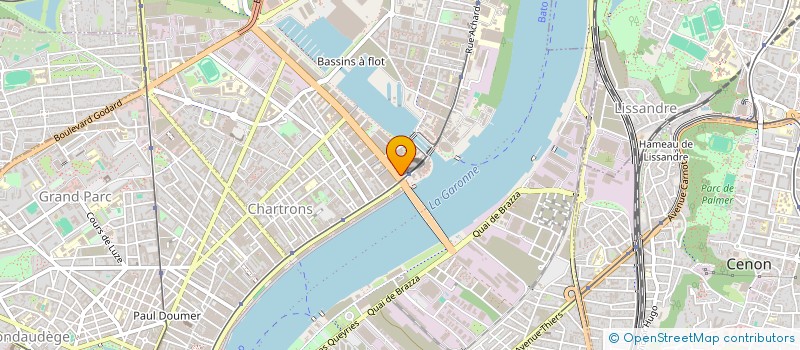 localisation de l'entreprise CLOS DES MILLESIMES  BORDEAUX