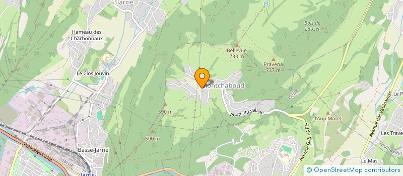 localisation de l'entreprise CLOS DES NEUF  MONTCHABOUD