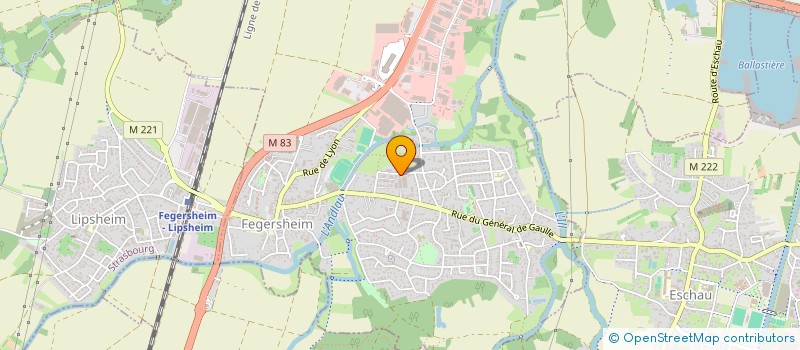 localisation de l'entreprise CLOS DES VERGERS 2  FEGERSHEIM