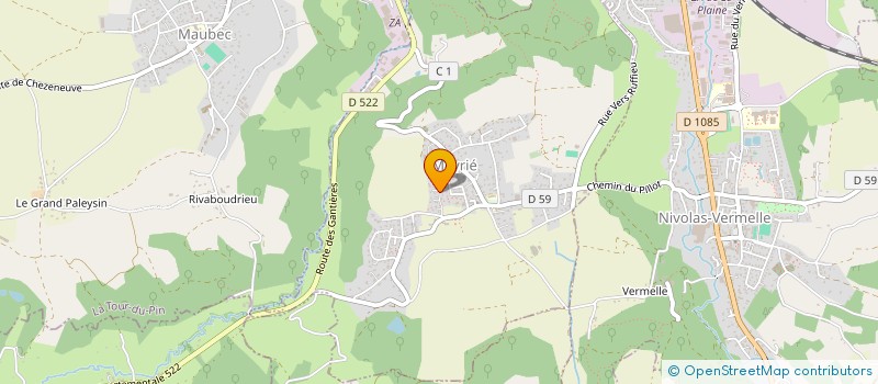 localisation de l'entreprise CLOS DES VIGNES  MEYRIE