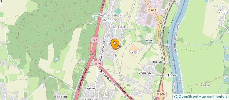 localisation de l'entreprise CLOS DIVIN  MACON