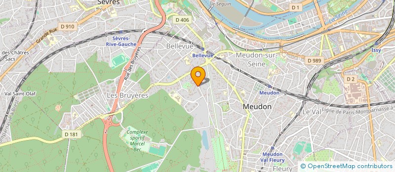 localisation de l'entreprise CLOS DU BARRI à MEUDON