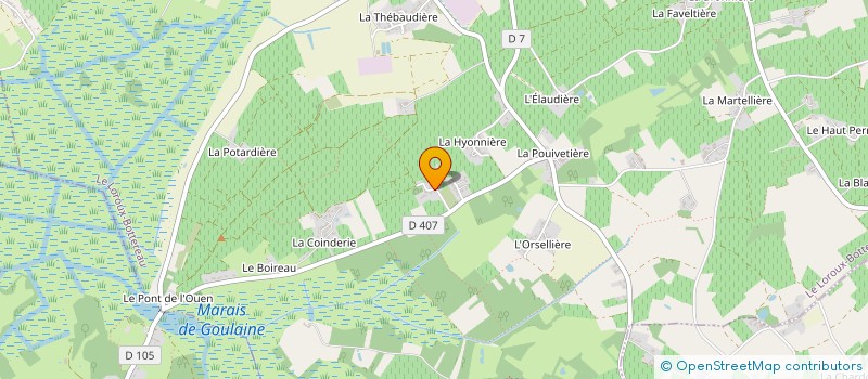 localisation de l'entreprise CLOS DU CHATEAU DE GUERANDE MARGUAIS à LE LOROUX-BOTTEREAU