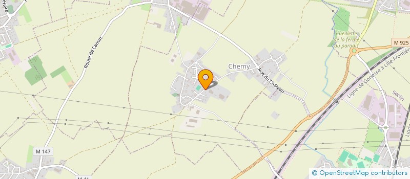 localisation de l'entreprise CLOS DU HEM 2  CHEMY