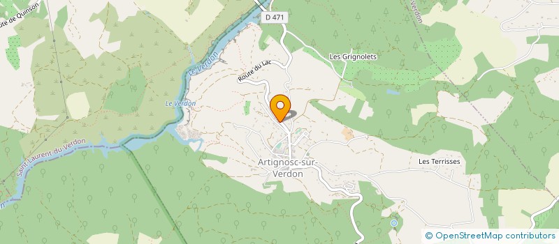 localisation de l'entreprise CLOS DU LAC à AIGUINES