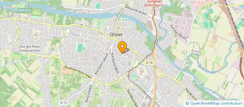 localisation de l'entreprise CLOS DU LARRY à OLIVET