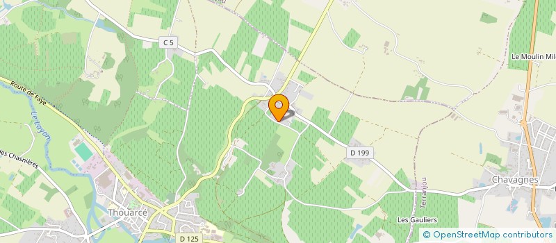 localisation de l'entreprise CLOS DU MENIL à BELLEVIGNE-EN-LAYON