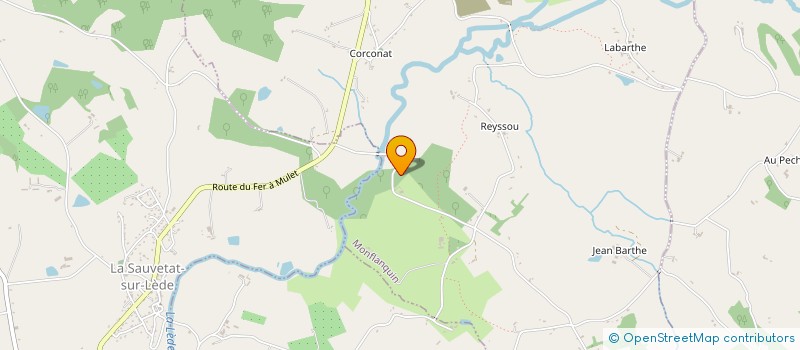 localisation de l'entreprise CLOS DU MURIER  MONFLANQUIN