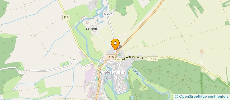 localisation de l'entreprise CLOS DU PETIT FOURRE à CHATEAUVILLAIN