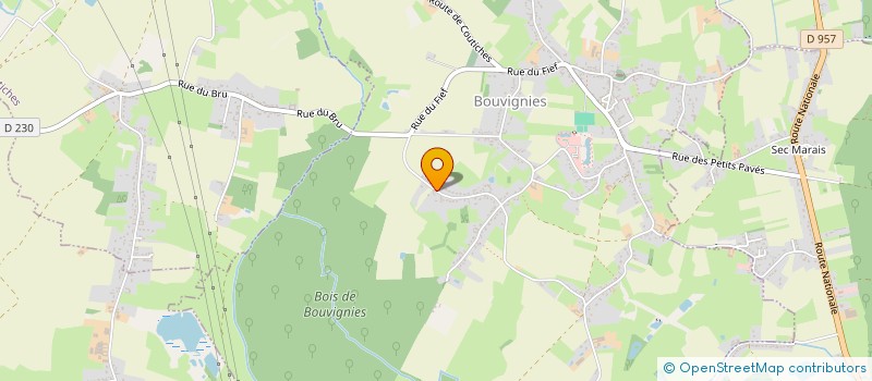 localisation de l'entreprise CLOS DU PETIT HEM à BOUVIGNIES