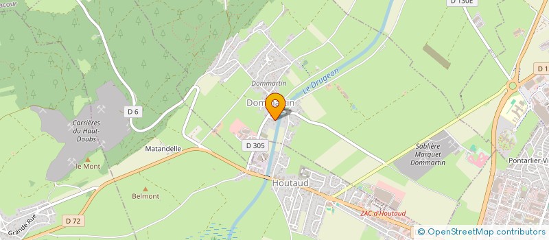 localisation de l'entreprise CLOS DU POUZET  DOMMARTIN