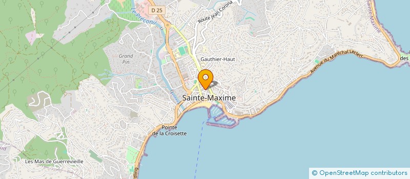 localisation de l'entreprise CLOS DU RAYOL à SAINTE-MAXIME