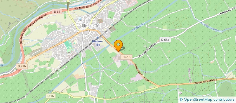 localisation de l'entreprise CLOS DU ROUSSILLON à ILLE-SUR-TET