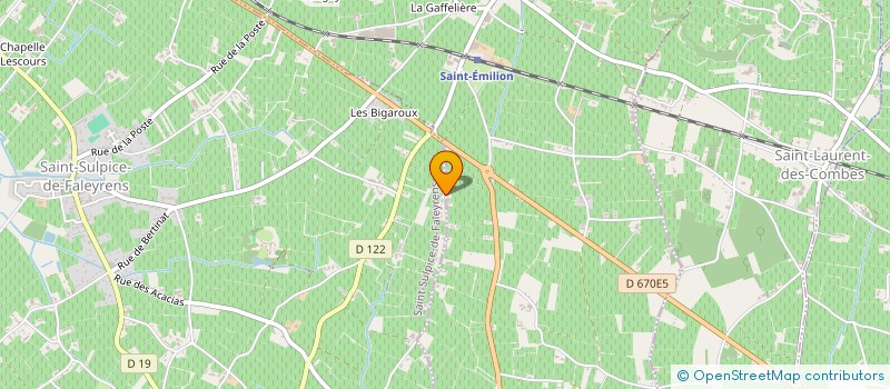 localisation de l'entreprise CLOS DUBOIS  SAINT-SULPICE-DE-FALEYRENS