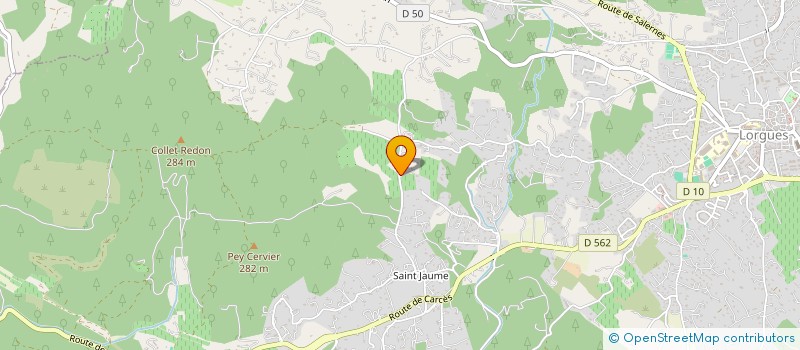 localisation de l'entreprise CLOS EDMOND  LORGUES