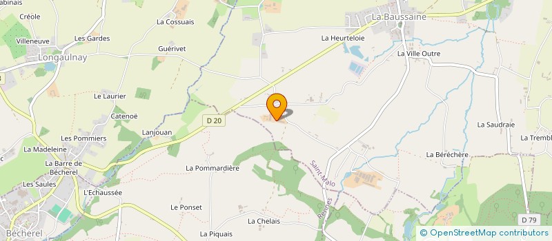 localisation de l'entreprise CLOS EON à LA BAUSSAINE