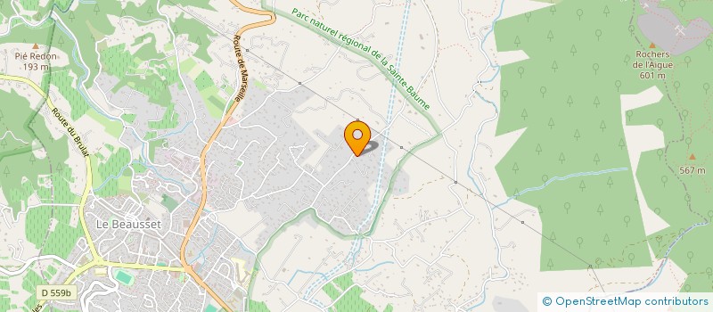 localisation de l'entreprise CLOS FORGE  LE BEAUSSET