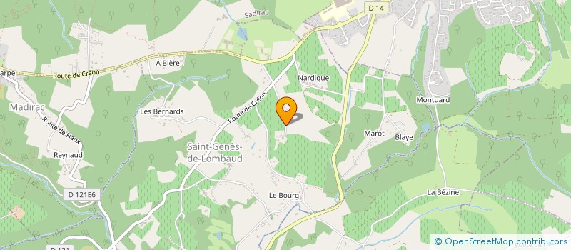 localisation de l'entreprise CLOS GALOUCHEY  SAINT-GENES-DE-LOMBAUD