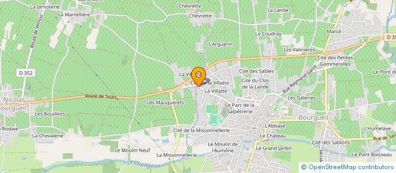 localisation de l'entreprise CLOS ISABELLE FINANCE  BOURGUEIL