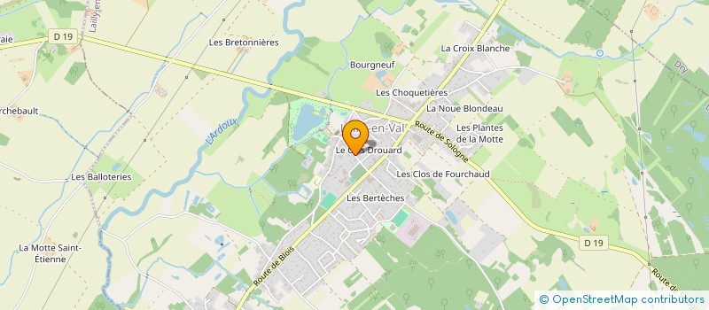 localisation de l'entreprise CLOS JEANNETTE à LAILLY-EN-VAL