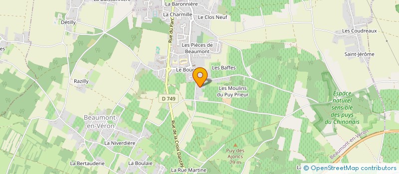 localisation de l'entreprise CLOS JUMARA  BEAUMONT-EN-VERON