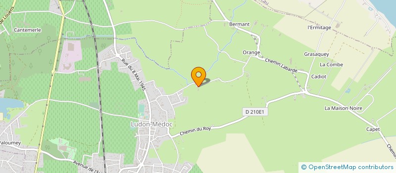 localisation de l'entreprise CLOS LA PROVIDENCE  LUDON-MEDOC