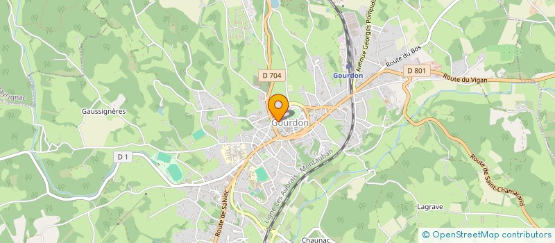 localisation de l'entreprise CLOS LACAM  GOURDON