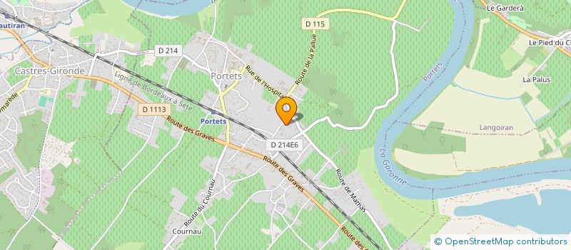 localisation de l'entreprise CLOS LAMOTHE à PORTETS