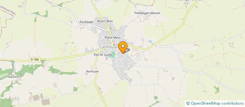 localisation de l'entreprise CLOS MA  LANHOUARNEAU