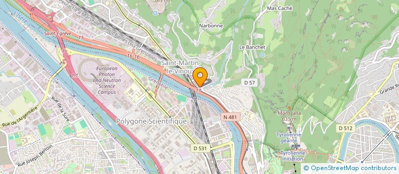 localisation de l'entreprise CLOS MARCHAND  SAINT-MARTIN-LE-VINOUX