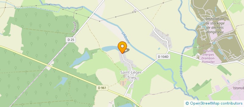 localisation de l'entreprise CLOS MARGAUX  SAINT-LEGER-TRIEY