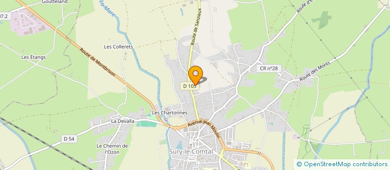 localisation de l'entreprise CLOS'MAX à SURY-LE-COMTAL