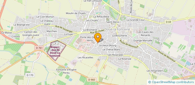 localisation de l'entreprise CLOS MELARIC à DOUE-EN-ANJOU