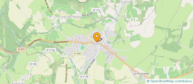 localisation de l'entreprise CLOS MILLOT BURDY à NOLAY