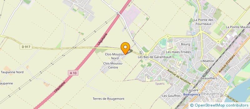 localisation de l'entreprise CLOS MOUSSU DURVY à TAVERS