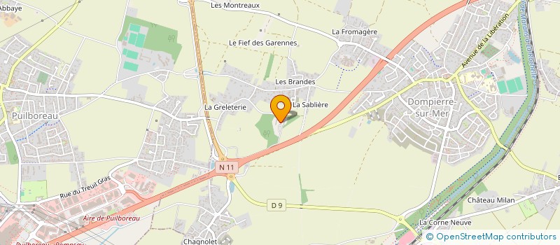 localisation de l'entreprise CLOS NORMAND  DOMPIERRE-SUR-MER