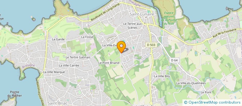 localisation de l'entreprise CLOS OLLIVIER  SAINT-LUNAIRE